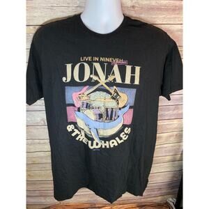 JONAH IN THE WHALE Funny Bible Music Shirt — Large
